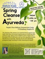 OUTREACH: Spring Cleanse with Ayurveda, Ami Jayaprada Hirschstein